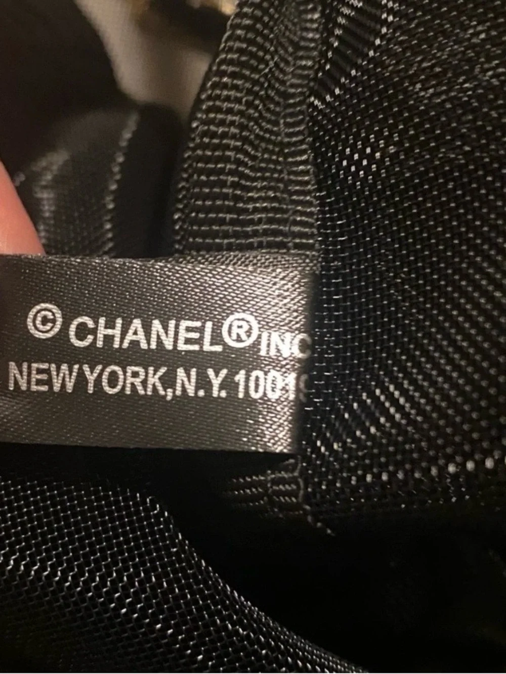 Chanel Mesh tote Bag included Makeup Pouch